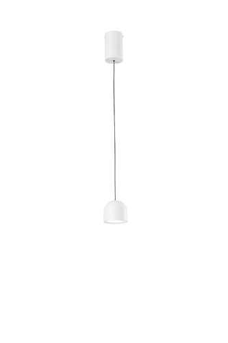 Polokoule - FAN LED-YOYO-S1-BCO Závěsné LED svítidlo Yoyo (bílé, kov + akryl), 6 W, 3000 K, pr. 9,7 x 200cm - FANEUROPE - foto 1