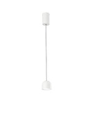 Polokoule - FAN LED-YOYO-S1-BCO Závěsné LED svítidlo Yoyo (bílé, kov + akryl), 6 W, 3000 K, pr. 9,7 x 200cm - FANEUROPE