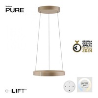 Kruhová - PN 2560-97 LED závěsné svítidlo PURE E-Clipse elektrické 2700-5000K bronz - PAUL NEUHAUS