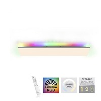 Hranatá - LD 15562-16 CONRAD LED stropní svítidlo 100,5x25,5cm, bílé, hranaté, RGB+CCT, stmívatelné, panel RGB+2700-5000K - LEUCHTEN DIREKT / JUST LIGHT