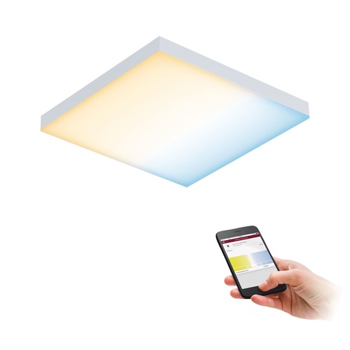 Dekorativní - P 79824 LED Panel SmartHome Zigbee Velora měnitelná bílá 225x225mm 8,5W 2.700K - PAULMANN - foto 1