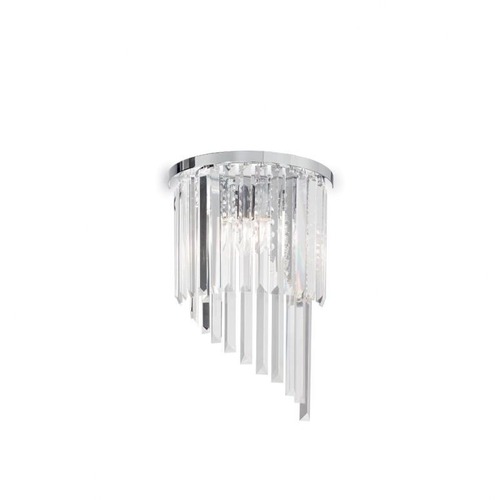 Dekorativní - ILUX 168913 Nástěnné svítidlo Ideal Lux Carlton AP3 cromo 168913 chromové E14 3x40W - IDEALLUX - foto 1