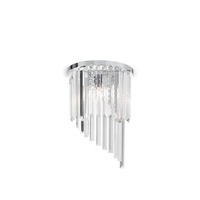 Dekorativní - ILUX 168913 Nástěnné svítidlo Ideal Lux Carlton AP3 cromo 168913 chromové E14 3x40W - IDEALLUX