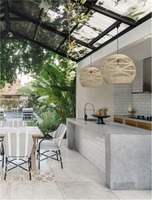 Dekorativní - NV 9586502 Závěsné svítidlo MARLO přírodní ratan černý kabel E27 1x12W 230V IP20 bez žárovky - NOVA LUCE