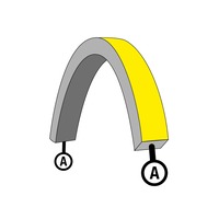 Příslušenství pro LED pásky - SLC S1624T-A Napájení pro NeonFlex 24V Top-Bend Mono A - TLG