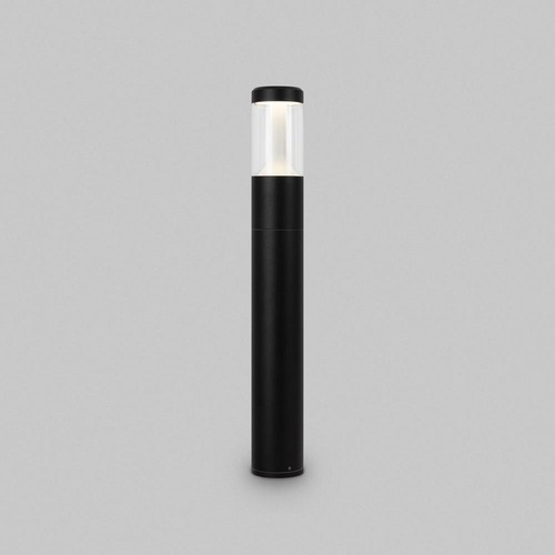 Sloupková - M O590FL-L8B4K1 Venkovní sloupkové svítidlo Koln 4000K 8W studená bílá 450lm černý hliník - MAYTONI - foto 1