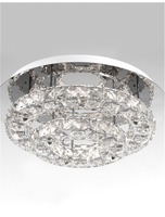 Dekorativní - NV 83399203 Stropní svítidlo QUENTIN chromovaný hliník a K9 křišťál LED 28W 230V 3000K IP20 - NOVA LUCE