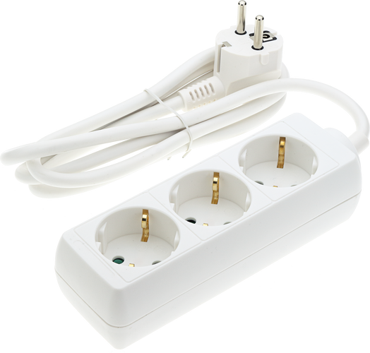 Zásuvky a adaptéry - Napájecí lišta 3 zásuvky - foto 1
