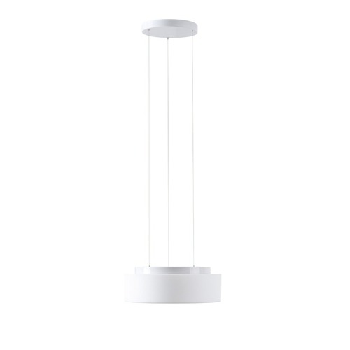 Kruhová - OS ERI73536 ERIS LE2 závěsné skleněné svítidlo bílá IP40 4000 K 18W LED - OSMONT - foto 1