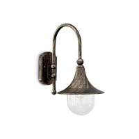 Nástěnná - ILUX 024134 Venkovní nástěnné svítidlo Ideal Lux Cima AP1 024134 IP43   - IDEALLUX
