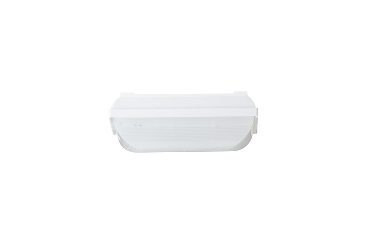 Nástěnná - OS ELE57760 ELEKTRA 1 stropní/nástěnné průmyslové plastové svítidlo bílá IP54 4000 K 8W LED (původní kód OS 57760) - OSMONT - foto 1