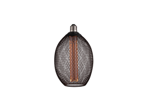 E27 - LED žárovka E27 2.5W ČERNÁ - ZLATÉ SKLO