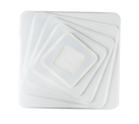 LED stropní svítidla Optonica - LED stropní čtverec 60x2W s dálkovým ovládáním - foto 1