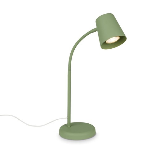 Stolní lampy pracovní - BRILO 7476019 Stolní lampa, 38,5 cm, 1x GU10, max. 9W, limetkově zelená - BRILO - foto 1