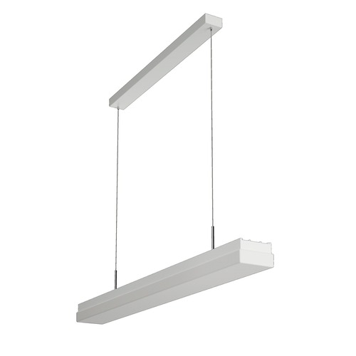 Podélná - OS MAT60580 MATAR LE5 závěsné plastové svítidlo bílá IP40 4000 K 19W LED - OSMONT - foto 1