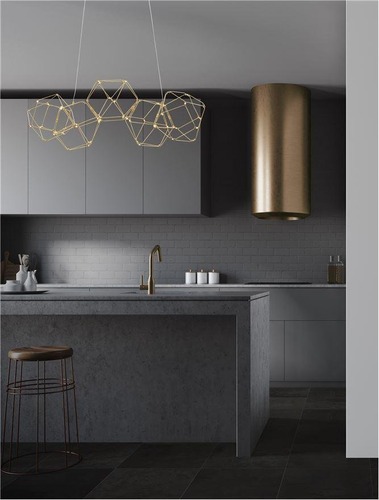 Podélná - NV 9695211 Závěsné svítidlo NEBULA zlatý kov LED 22W 230V 3000K IP20 - NOVA LUCE - foto 1