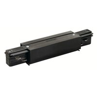 Lišty a příslušenství EUTRAC - LA 145660 EUTRAC podélný spoj s možností napájení černá - BIG WHITE (SLV)