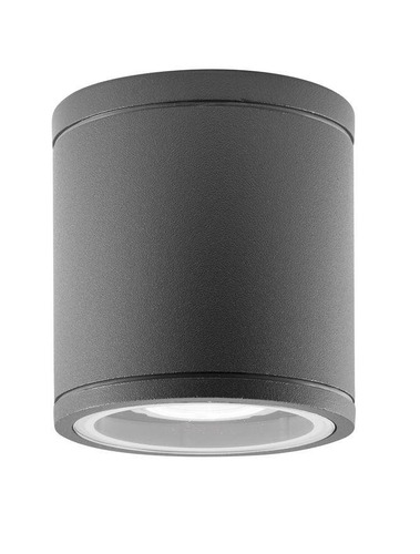 Přisazená - NV 9020061 Venkovní stropní svítidlo CERISE tmavě šedý hliník a skleněný difuzor GU10 1x7W IP54 220-240V bez žárovky - NOVA LUCE - foto 1
