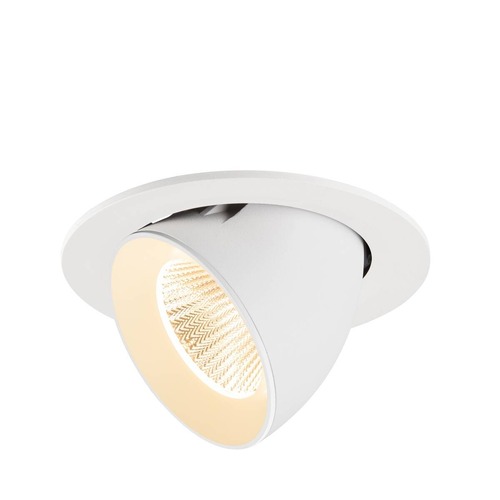 Kruhová - LA 1009716 NUMINOS® GIMBLE L Stropní vestavné svítidlo, 2700 K, 40°, IP20, kulaté, bílé - BIG WHITE (SLV) - foto 1