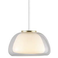 Kónická - NOR 2010783001 Závěsné svítidlo Jelly 25W E27 čirá opál - NORDLUX