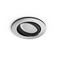 Kruhová - PH 8720169318793 Hue WACA Centura podhledové LED svítidlo GU10 5.7W 350lm 2000-6500K RGB IP20 kulaté hliník - PHILIPS
