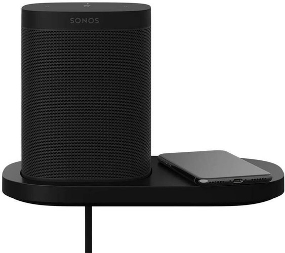 Ostatní - SON S1SHFWW1BLK Sonos nástěnná police Shelf černá - foto 1