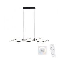 Podélná - PN 2998-18 LED závěsné svítidlo černé stmívatelné dálkovým ovladačem paměťová funkce CCT 2700-5000K - PAUL NEUHAUS