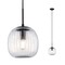 Koupelnová - P 71147 LED závěsné svítidlo Ruya E14 max. 20W sklo/černá mat - PAULMANN