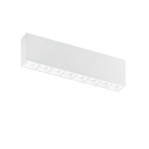 Dekorativní - FAN I-HAPIS-RT8 Stropní svítidlo Hapis obdélníkové, bílé, 8 x GU10 Mini, 39 x 5,5 x 11 cm - FANEUROPE - foto 1
