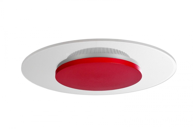Kruhová - IMPR 620036 Deko-Light stropní přisazené svítidlo Zaniah 12W, kryt rubínová červená 220-240V AC/50-60Hz 12,00 W 3000 K 1512 lm bílá - foto 1