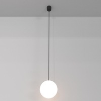 Koule - M P039PL-5W4K-20-B Závěsné svítidlo LUNA 4000K 5W studená bílá černý hliník/plast 350lm - MAYTONI