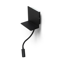 Bodová - RED R13571 ROSTAM nástěnná s USB černá 230V LED 2x3W 3000K - RED - DESIGN RENDL