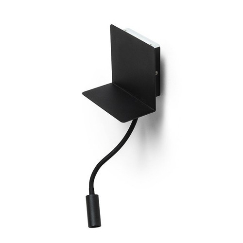 Bodová - RED R13571 ROSTAM nástěnná s USB černá 230V LED 2x3W 3000K - RED - DESIGN RENDL - foto 1