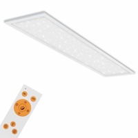 Hranatá - BRILO 7304-016 Hvězdné nebe svítidlo LED panel, 119,5 cm, 3800 lm, 36 W, bílé - BRILO