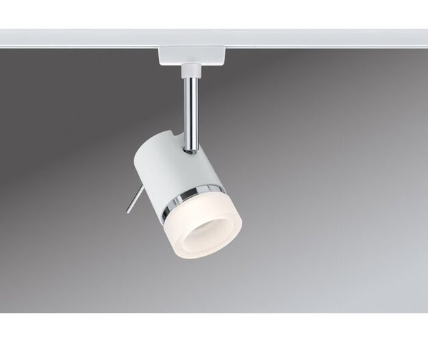 Svítidla - P 95363 URail spot Pipe bílá/chrom max. 10W GU10 - PAULMANN - foto 1