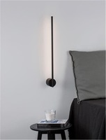Nepřímé osvětlení - NV 9081800 Nástěnné svítidlo ADEN černý hliník LED 10W 220-240V 3000K IP20 - NOVA LUCE