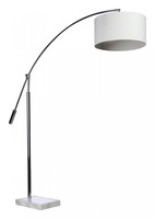Stojací lampy - AZZ AZ0005 Bianca (chrome/white) - AZZARDO