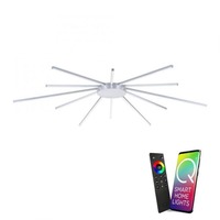 Kruhová - PN 8295-95 Q-SUNSHINE LED stropní svítidlo s nastavitelou barvou světla a funkcí stmívání Smart Home ZigBee 2700-5000K - PAUL NEUHAUS