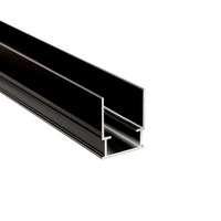 Al profily k zapuštění - IMPR 970800 Deko-Light Combo montážní profil do betonu 2 m, černá