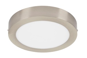 Kruhová - TF 309502TF TELEFUNKEN Smart LED přisazené svítidlo, pr. 22,5 cm, 18 W, matný nikl 309502TF
