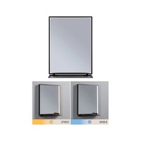 K zrcadlu - P 71093 LED zrcadlo s osvětlením Miro IP44 měnitelná bílá 230V 11W zrcadlo/černá mat - PAULMANN