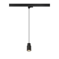 Svítidla - LA 1008275 PURI 2.0 Tube 3~ závěsné světlo, GU10, délka závěsu 200 cm, 1x max. 6W, černá - BIG WHITE (SLV)