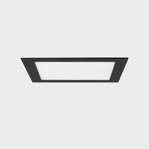 Hranatá - KHL K51703.04.RF.BK-BK.OP.ST.8.30.PU DISC SQ zapuštěné svítidlo s rámečkem černá 24 W 3000K PUSH - KOHL-Lighting - foto 1