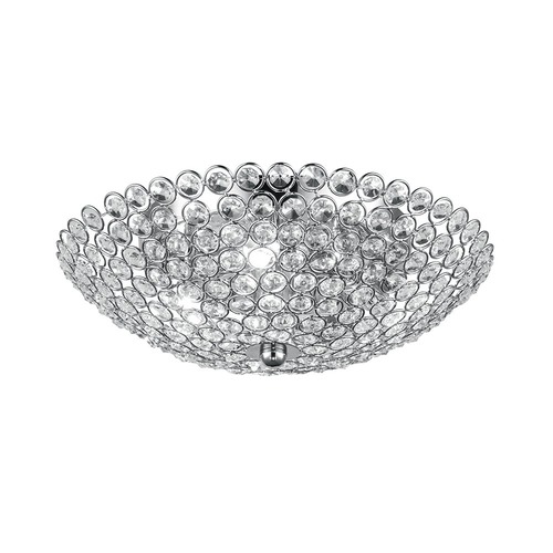 Dekorativní - FAN I-PLANET/PL32 LED stropní svítidlo Planet, chrom, 4 x G9, 32 x 32 x 11 cm - FANEUROPE - foto 1