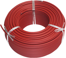 Spotřební materiál a příslušenství - Solární fotovoltaický kabel červený 1x6mm2 100M/Roll