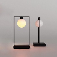 Stolní lampy dekorační - AR 0175010A Curiosity 36 - s koulí - černá hnědá - ARTEMIDE