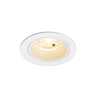 Kruhová - LA 1009461 NUMINOS® S Stropní vestavné svítidlo, 3000 K, 20°, IP20, kulaté, bílé - BIG WHITE (SLV)