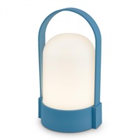 Stolní lampy dekorační - BRILO 7544010 Asa stolní lampička - 1W, 50lm, bezdrátová, LED, stmívatelné, teplá bílá, modrá - BRILO