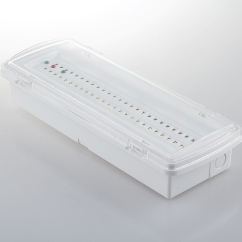 Nouzová - FAN LED-HELP-EXIT Svítidlo nouzové HELP bílá, polykarbonát, LED 4 W, 400 lm, 4000 K, IP65, 3 h-400 lm, 10 x 27,05 x 5,4 cm - FANEUROPE - foto 1