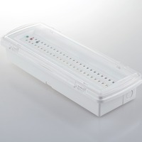 Nouzová - FAN LED-HELP-EXIT Svítidlo nouzové HELP bílá, polykarbonát, LED 4 W, 400 lm, 4000 K, IP65, 3 h-400 lm, 10 x 27,05 x 5,4 cm - FANEUROPE